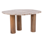 Marmorist kohvilaud 50x75 cm Organic - Leitmotiv