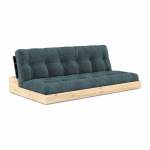 Sinine velvetist diivanvoodi 196 cm Base - Karup Design