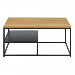 Tammedekooriga diivanilaud 60x90 cm Gila - Actona