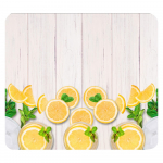 Karastatud klaasist pliidi&auml;&auml;rse seina kate 50x56 cm Lemons - Wenko