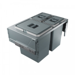 Hall integreeritav plastikust pr&uuml;gikast sorteeritud j&auml;&auml;tmete jaoks 42 l Block U-Sink 2.0 - Elletipi