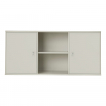 Beež madal rippuv kummut 133x61 cm Mistral - Hammel Furniture