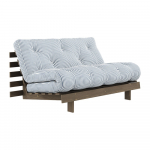 Valge/helesinine diivanvoodi 140 cm Roots - Karup Design