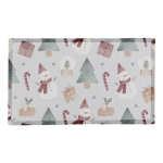 J&otilde;ulumotiividega uksematt 40x70 cm Snowman - Artsy Doormats