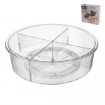 Plastikust p&ouml;&ouml;ratav maitseainete organisaator &oslash; 30 cm - Orion