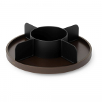 Must p&ouml;&ouml;rlev puidust vannitoa kosmeetika organisaator Bellwood - Umbra