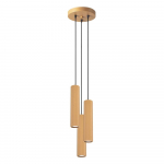 Kuldne rippvalgusti &oslash; 19,5 cm Gleam - Sollux