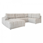 Beež modulaarne nurgadiivanvoodi koos panipaigaga (parem nurk) Lulu &ndash; Miuform