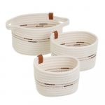 Riidest korvid 3tk komplektis 30x18x14 cm - Casa Selecci&oacute;n