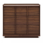 Pruun p&auml;hklipuidu spoonist kummut 100x78x50 cm Onix - Kave Home