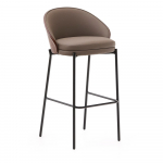 Pruun baaritool (istme k&otilde;rgus 77 cm) Eamy - Kave Home