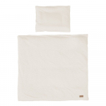 Kreem beebide voodipesu v&otilde;revoodile 80x80 cm Seashells - Roba