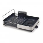 Tumehall reguleeritav roostevabast terasest n&otilde;udekuivatusrest 36x32 cm Extend Steel - Joseph Joseph