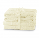 Kreemid froteest puuvillased k&auml;ter&auml;tikud ja saunalinad, komplekt 6 tk Amari &ndash; Restilo