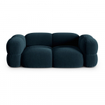 Tumesinine sametist diivan 210 cm Loretto &ndash; Cosmopolitan Design