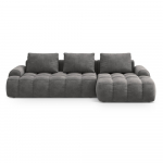 Hall sametist lahtik&auml;iv/hoiuruumiga nurgadiivan (parem nurk) Linz &ndash; Cosmopolitan Design