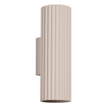 Hallikaspruun metallist seinavalgusti &oslash; 6,5 cm Gleam - Sollux