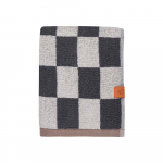 Antratsiitne/beež orgaanilisest puuvillast froteer&auml;tik 50x90 cm Retro - Mette Ditmer Denmark