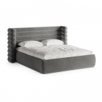 Hall polsterdatud kaheinimesevoodi koos panipaiga ja voodip&otilde;hjaga 200x200 cm Mount - Micadoni