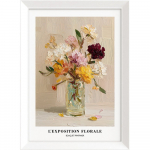 Tr&uuml;kitud pilt raamiga 56x75 cm Sunny Bouquet - Styler