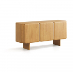 Naturaalsest tammepuidust kummut 160x76x45 cm Charlotte - Micadoni