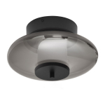 Mattmust klaasist LED-laevalgusti h&auml;mardatav Ballet - Nova Luce