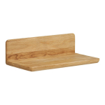 Tammepuidust riiul heledas naturaalses v&auml;rvitoonis 40 cm Salina - House Nordic