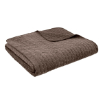 Tumepruun sametist tepitud voodikate 240x260 cm Attica Velvet - Bianca