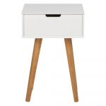 Valge &ouml;&ouml;kapp Mitra - Actona