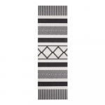 Urban musta ja halli v&auml;rvi jooksja, 45 x 140 cm Cook & Clean - Zala Living