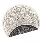 Must ja kreemjas &otilde;uevaip , ⌀ 140 cm Porto - NORTHRUGS