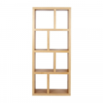 Raamaturiiul tammedekooriga 70x159 cm Berlin - TemaHome