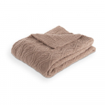 Pruun mikropl&uuml;&uuml;sist tekk 130x170 cm Aspen - Tiseco Home Studio