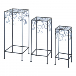 3 musta lillelaudade komplekt - Esschert Design