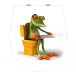 Lihtsalt sulguv WC-iste News, 45 x 38,8 cm Frog - Wenko