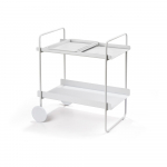 Metallist serveerimislaud ratastel 40,5x61 cm A-Cocktail - Zone