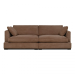 Helepruun velvetist diivan 236 cm Mobby - Scandic