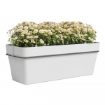 Taaskasutatud plastikust rippuv isekastev taimekast 50 cm Capri - Artevasi