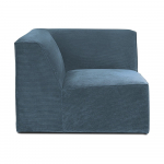 Sinine velvetist diivanimoodul (muutuv) Sting - Scandic