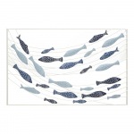 Metallist seinakaunistus 96,5x61 cm Pesci - Mauro Ferretti