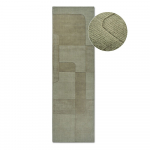 Roheline k&auml;sitsi kootud villane koridorivaip 80x250 cm Charlotte - Villeroy&Boch