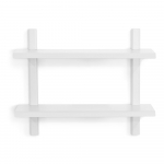 Valge metallist riiul 60 cm Hola - Spinder Design