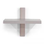 Hall-beež metallist riiul 28 cm Hola - Spinder Design