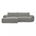 Tumehall velvetist nurgadiivanvoodi (vasak nurk) Lucien - Bobochic Paris