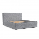 Hall polsterdatud kaheinimesevoodi koos voodip&otilde;hja ja panipaigaga 200x200cm Lounge L - Maison de R&ecirc;ve