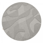 Hall villane &uuml;mmargune vaip &oslash; 200 cm Morphic Botanica - Agnella