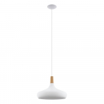 Valge rippvalgusti metallist varjuga &oslash; 40 cm SABINAR - EGLO