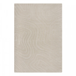 Kreem k&auml;sitsi kootud villane vaip 120x170 cm Mesmerise Natural - Flair Rugs