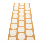 Ookerkollane-kreem sise/v&auml;lisvaip 70x200 cm Sten Ochre &ndash; Pappelina