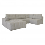 Helepruun modulaarne nurgadiivanvoodi koos panipaigaga (parem nurk) Lulu &ndash; Miuform